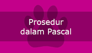 procedure pascal programming