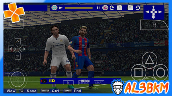 تحميل لعبة PES 2017 psp للاندرويد على محاكي ppsspp