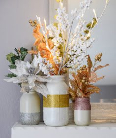 http://www.howsweeteats.com/2013/12/diy-glittery-winter-white-mason-jars/