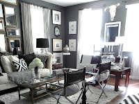 Black White Living Room Decorating Ideas