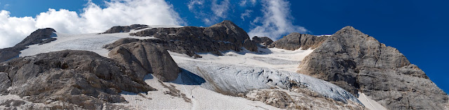 Panorama ghiacciaio Marmolada