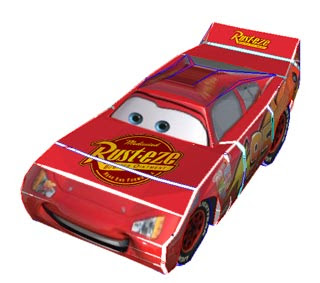 Lightning McQueen Papercraft