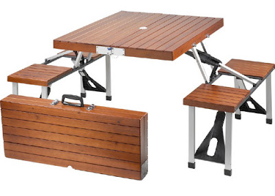 Tailgate Folding Wooden Picnic Table