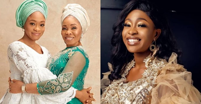 Nigerian Gospel Singer,Tope Alabi showered prayers on her second daughter Deborah,As She Clock 18 Today (Photos)