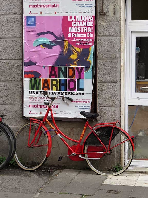 Andy Warhol bicycle, corso Amedeo, Livorno