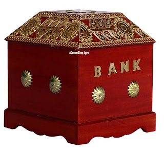 Wooden Bank ADreamShop Agra