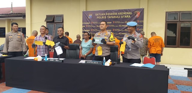 Polres Taput Tangkap Pelaku Pencurian Ratusan Gram Perhiasan Emas