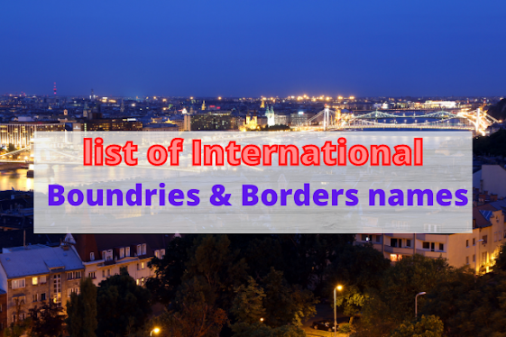 The International Boundary Lines