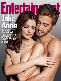 Anne Hathaway topless covers of Entertainment Weekly