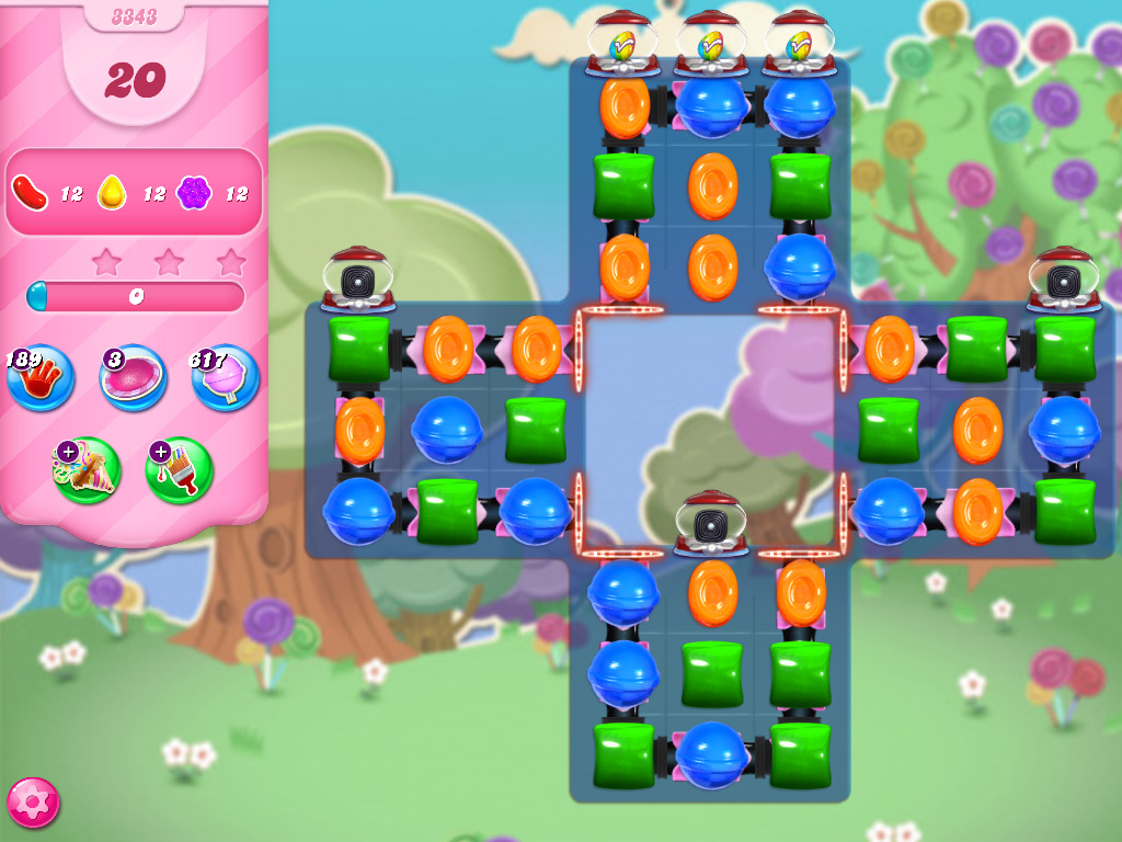 Candy Crush Saga level 3343