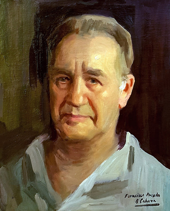 Arqueólogo Español, Retrato de Francisco Presedo, Pintor Alejandro Cabeza, Pintor Español, Francisco Presedo