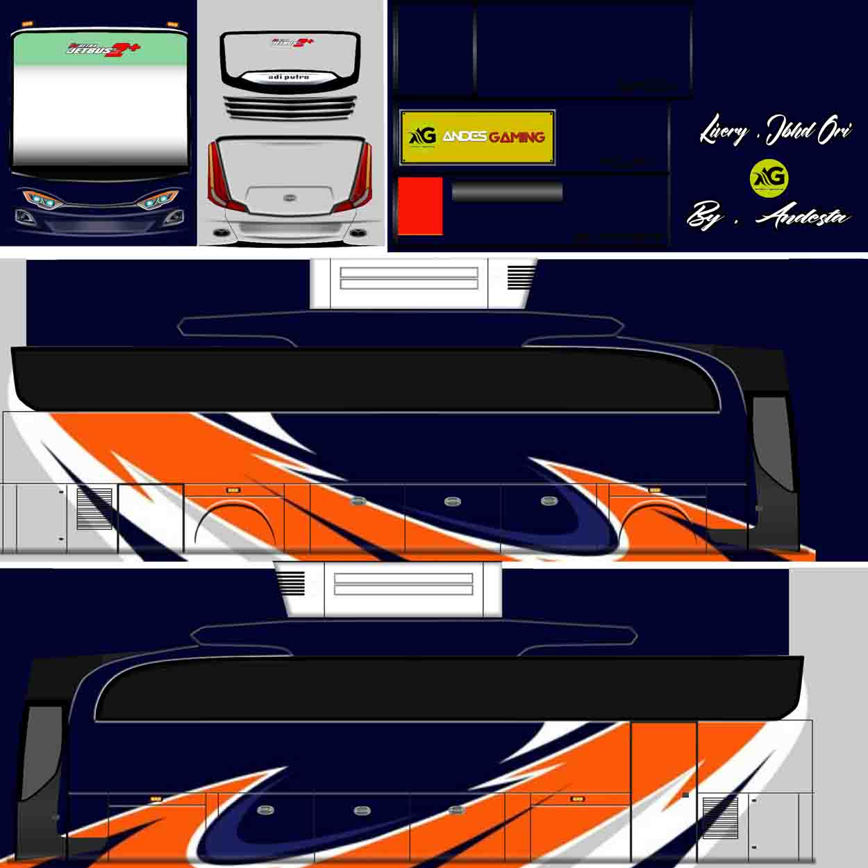 livery bussid jbhd sugeng rahayu