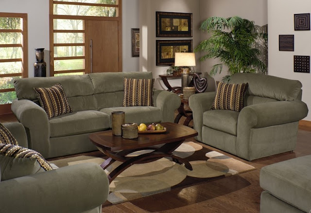 sage green sofa set