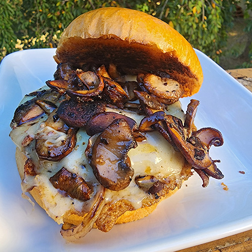 Swiss Mushroom Burger - Weber Seasonings