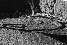 shadows - park chair 3 BW