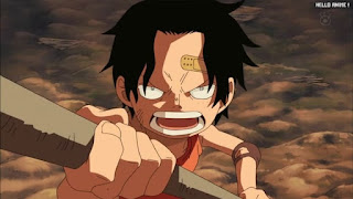 ワンピースアニメ 幼少期 495話 エース | ONE PIECE Episode 495