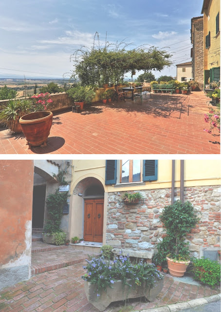 terraza estilo toscano, patio toscano