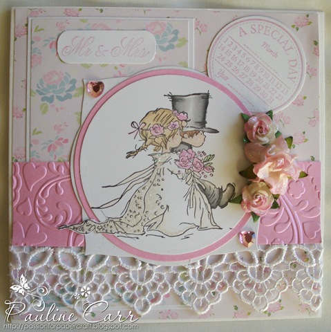 The rest of the DT have created some fab floral creations here is my card 