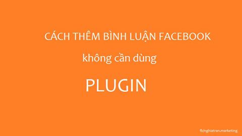 thêm khung bình luận facebook vào website wordpress