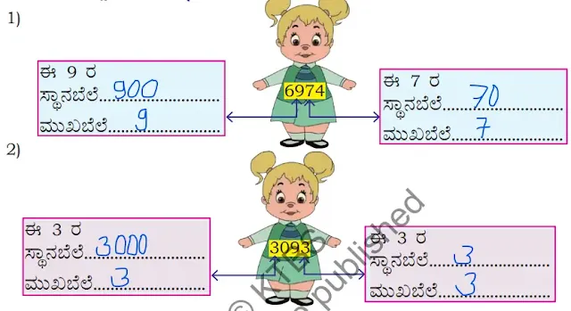 Numbers Class 4 Chapter 2 Solutions In Kannada Medium