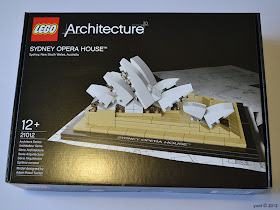 lego sydney opera house - the box