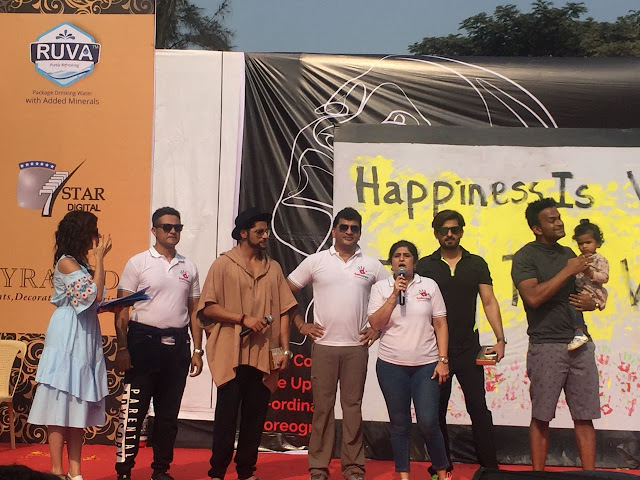Surjeet Singh Dadiala,  Karanvir Bohra, Jeetendra Thackeray, Shalini Thackeray & Siddharth Kannan  at Be Happy Event Lokhandwala Back Road