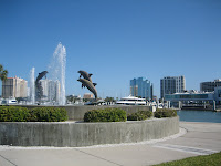 Dolphin Fountain Downtown Sarasota Florida Bayfront