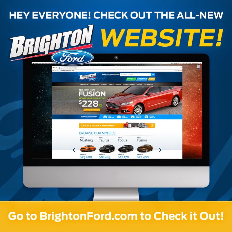 Newly Designed BrightonFord.com is LIVE!