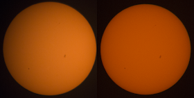 compare prime vs 300mm sun photo