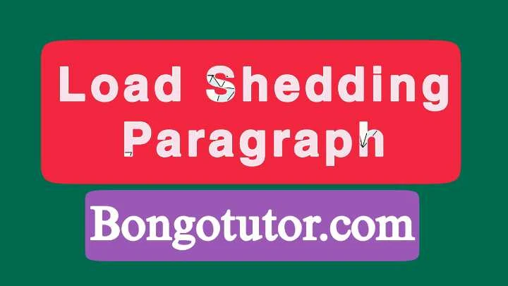 load shedding paragraph