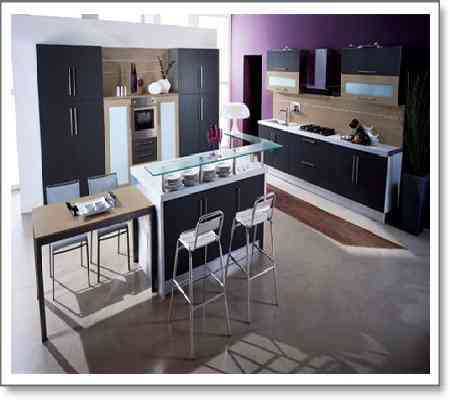 Gambar Desain  Meja  Dapur Minimalis Konsep Bar  Gambar Rumah 