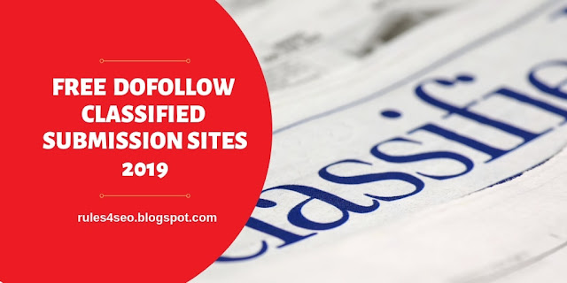 Free  dofollow classified submission sites