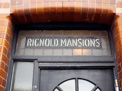 rignold mansions stained glass fanlight stoke newington