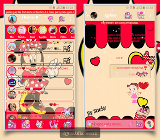 Minnie Theme For YOWhatsApp & KM WhatsApp By Thania