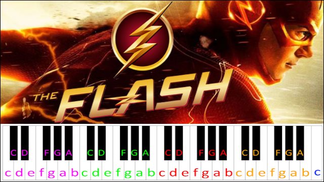 The Flash Theme Song Piano Letter Notes