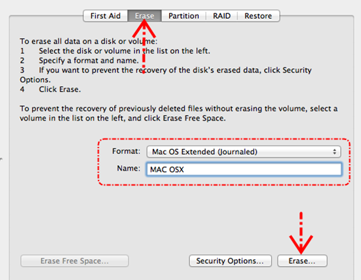 Memformat drive untuk instalasi Hackintosh