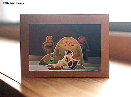 Star Wars Papercraft Jabba's Palace Diorama Box