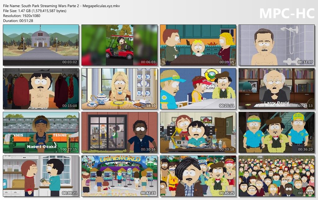 capturas película South Park Las Guerras del Streaming 2 latino