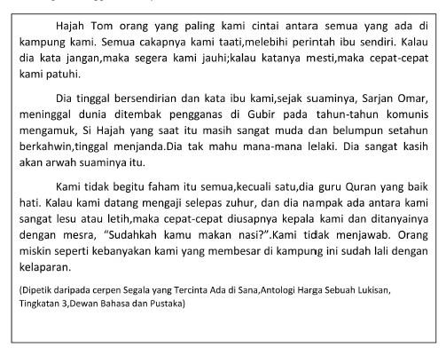 Contoh Soalan Cerpen Pt3 - Terengganu v