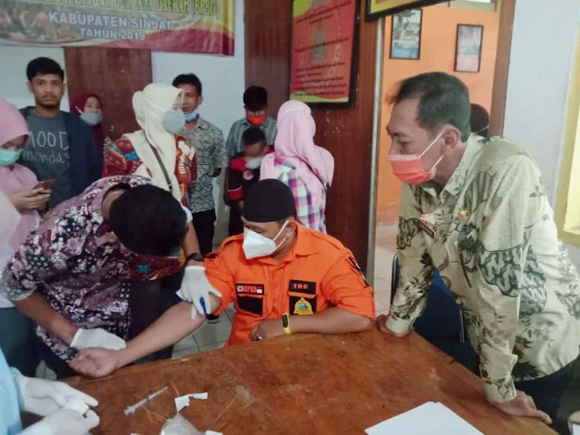 Pandemi Covid-19, Semua Pegawai BPBD Sinjai di Rapit Test