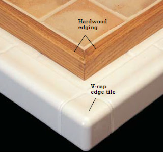 How to edge tile backsplash