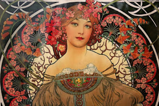 Alfons Mucha - affiche F. Champenois Imprimeur Éditeur (1897) Collection particulière