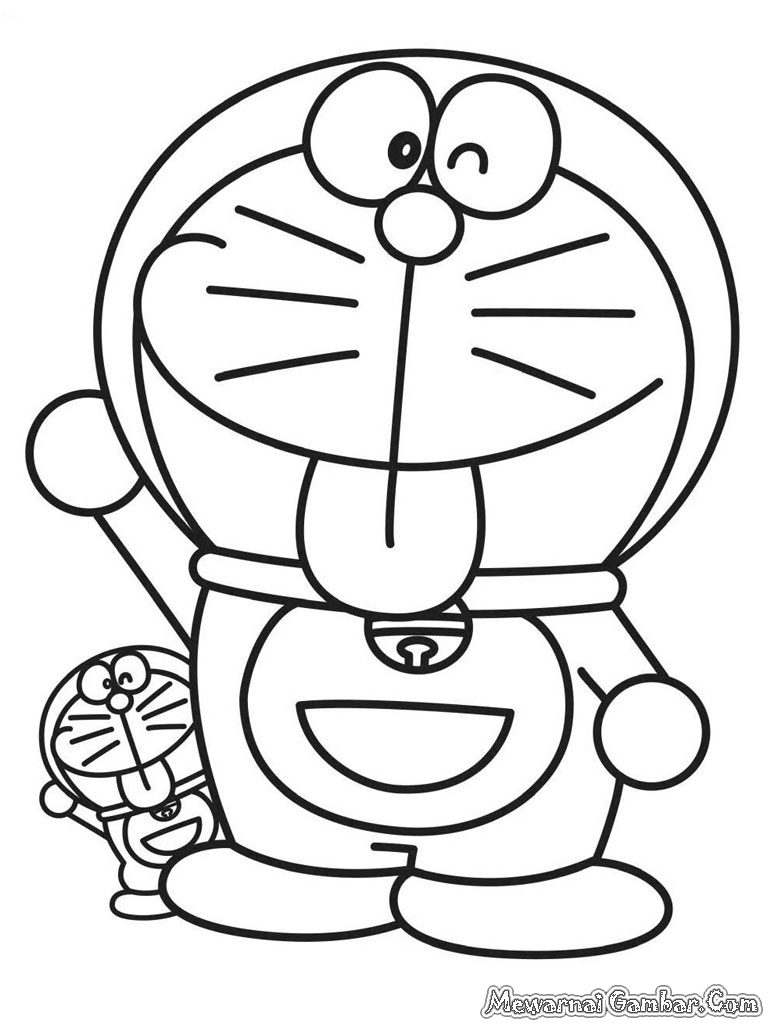 Mewarnai Gambar  Doraemon  Mewarnai Gambar 