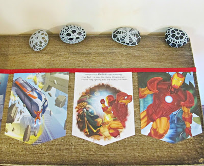 iron man bunting superhero marvel party nursery birthday domum vindemia