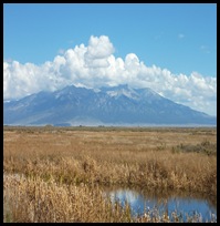 Blanca Peak with clouds