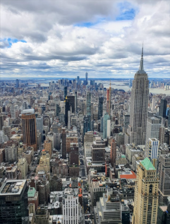 Vista de Nueva York desde el Summit