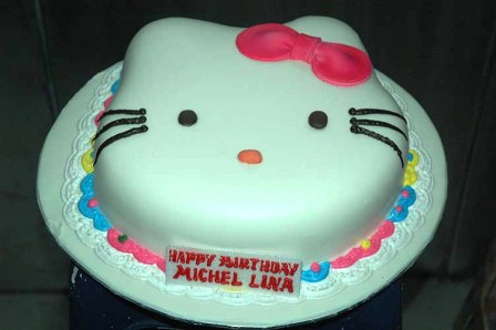 Kue Ulang Tahun Anak Gambar Hello Kitty