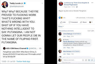 Pangilinan asks DOH: Why favor China, S. Korea COVID-19 test kits over PH-made units?