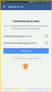 mendaftar facebook lewat hp android