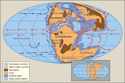 Jurassic sea currents